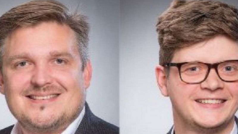 Porträtcollage von Dr. Elmar Brügging und Tobias Weide 