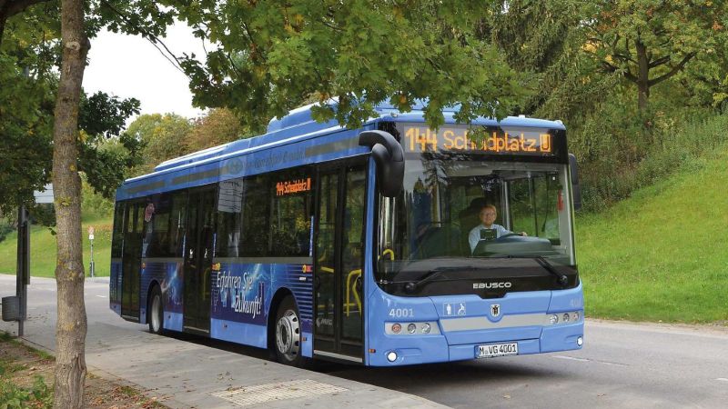 Elektrobus der Stadtwerke München