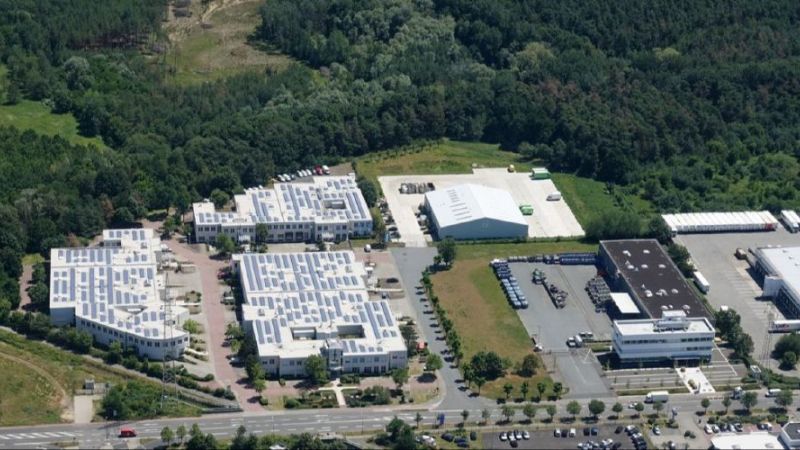 Industrial area from the bird's eye view.