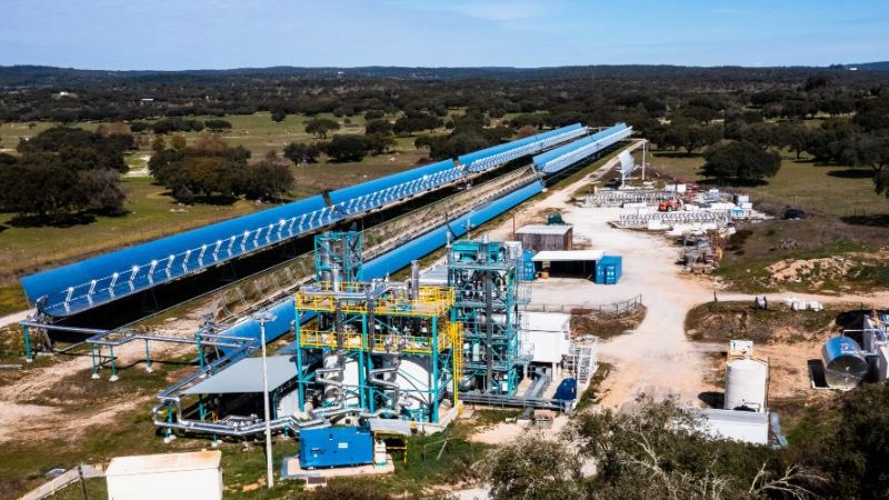 Das solarthermische Testfeld Évora Molten Salt Platform in Portugal