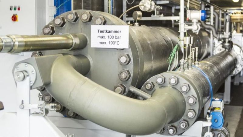 Hochtemperatur-Teststand