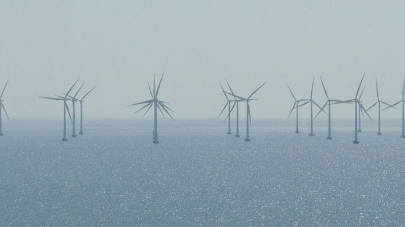 Offshore wind farm.