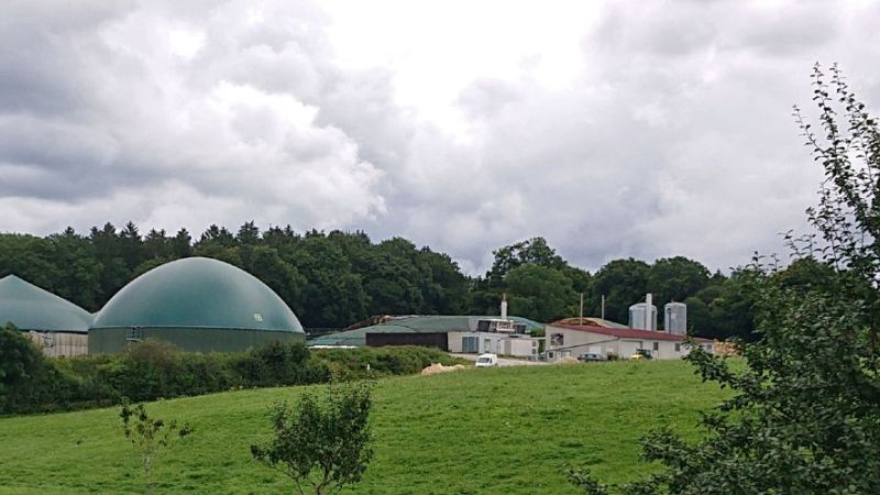 Fermenter der Biogasanlage Gussenstadt