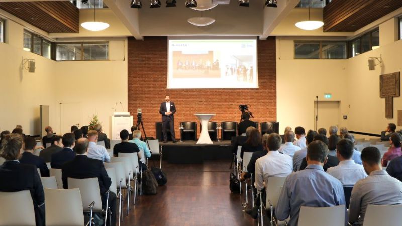 Foto eines Kongresses des Forschungsnetzwerks Industrie und Gewerbe.