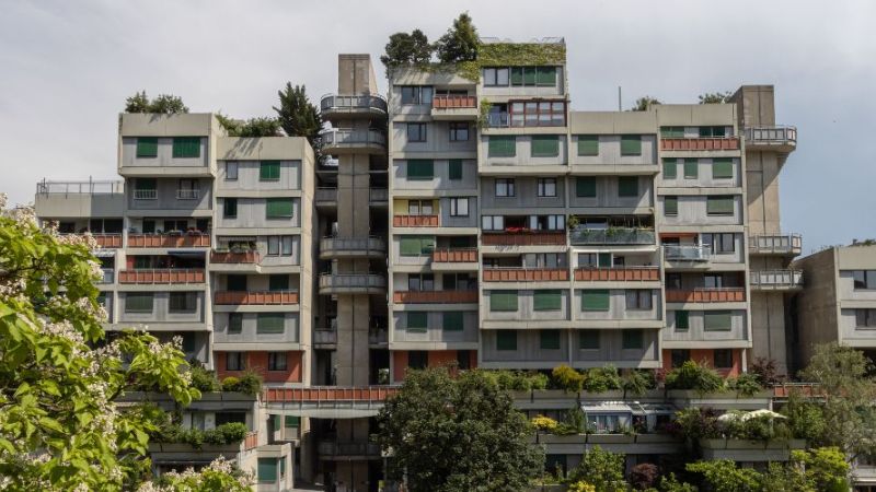 Die denkmalgeschützte Terrassenhaussiedlung in Graz dient als Demonstrator für das Forschungsprojekt HeriSol.