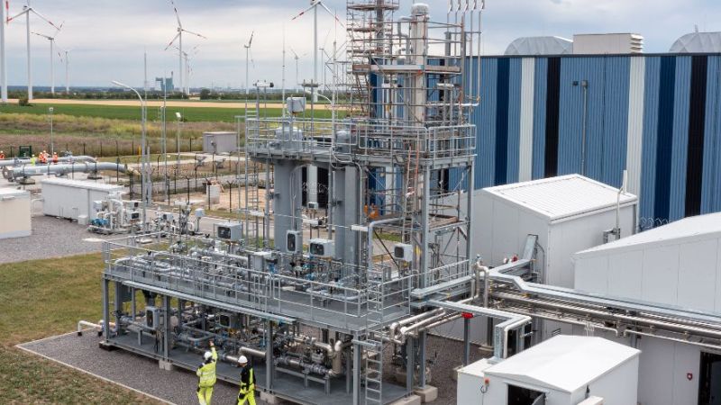 Die Gasaufbereitungsanlage des DBI – Gastechnologisches Institut gGmbH Freiberg im Energiepark Bad Lauchstädt wurde in Betrieb genommen.