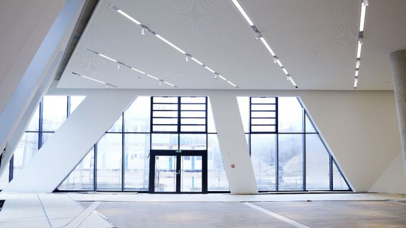 Interior view of the entrance area