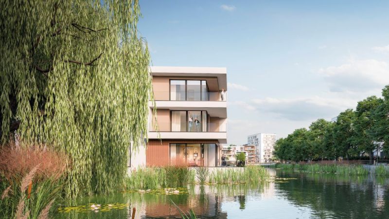So soll das Quartier in der Mönchengladbacher Seestadt zukünftig aussehen. 