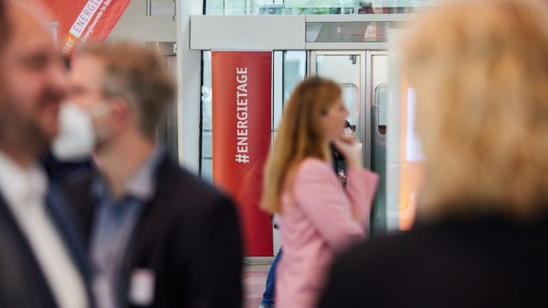 Banner #Energietage mit Personen