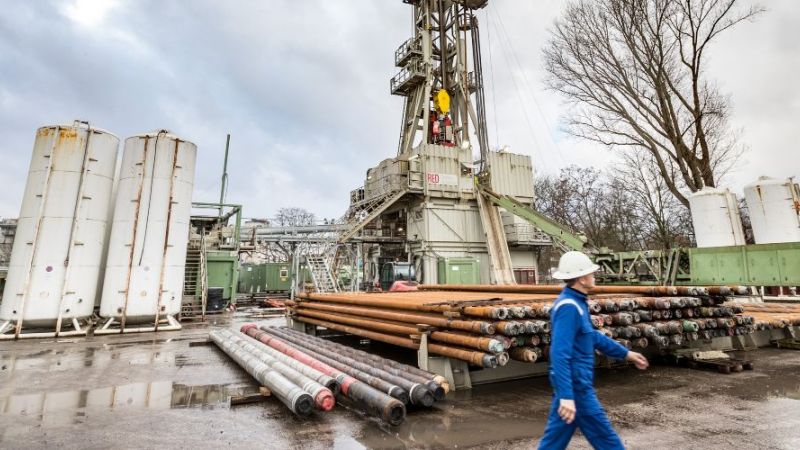 Hamburger Energiewerk Geothermie Bohrturm