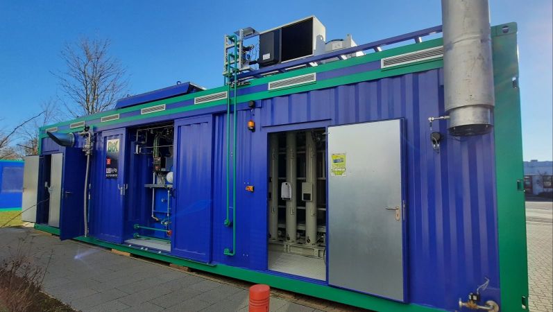 Der Biogasreformer aus dem Projekt BioH2Ref.