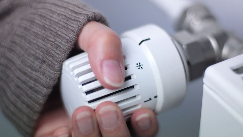 Nahaufnahme eines Heizkörperthermostats. (Symbolbild)