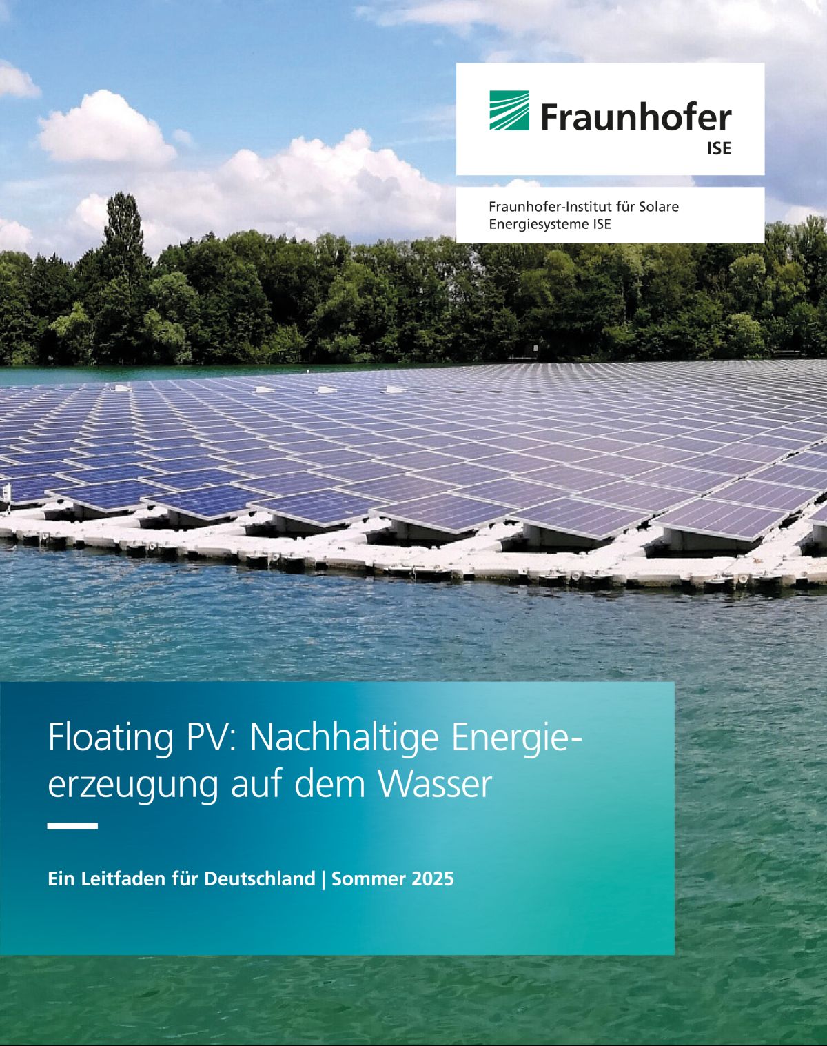 Titelseite des Leitfadens zu Floating-PV