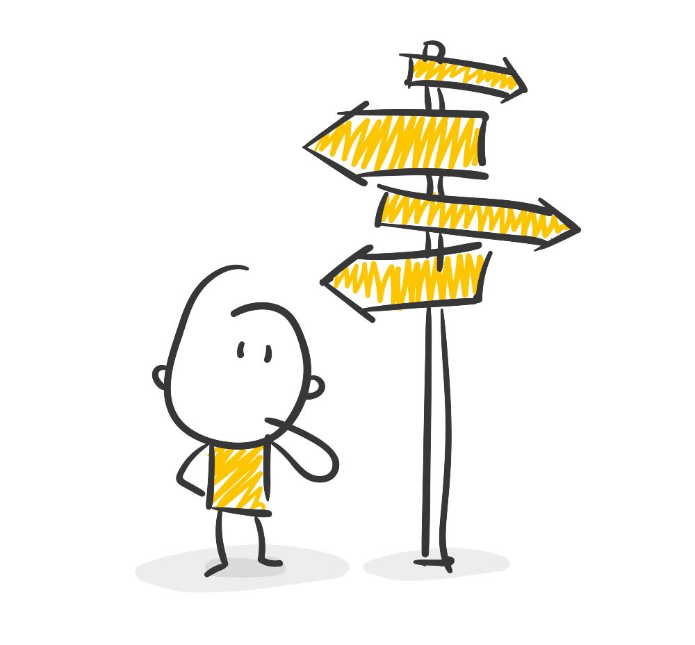 Symbolbild Wegweiser