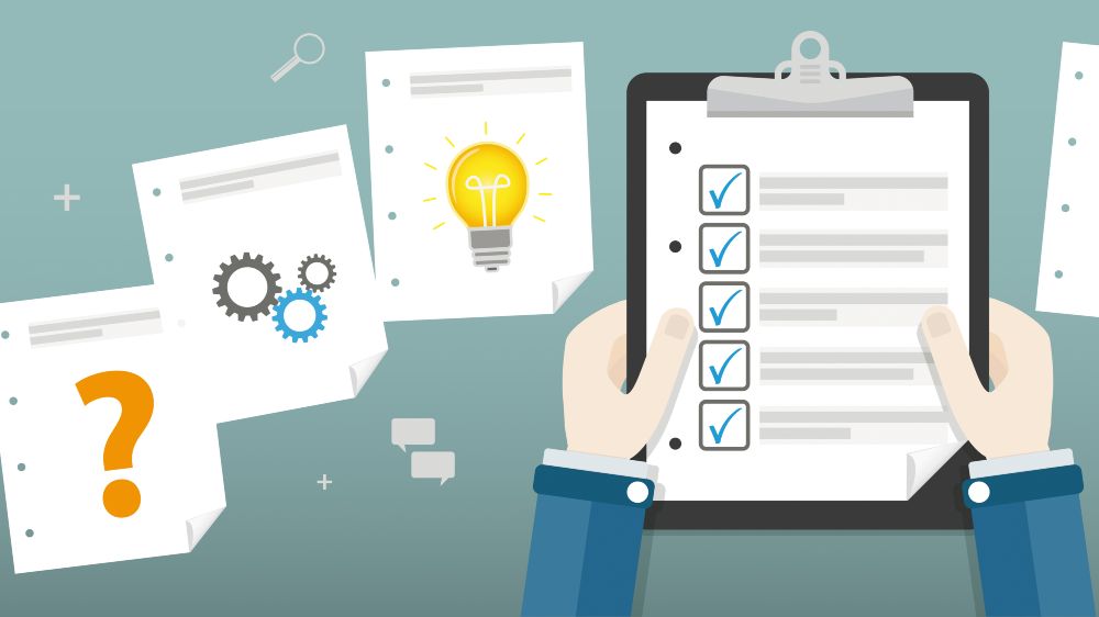 Symbolbild von der Idee zum Projekt