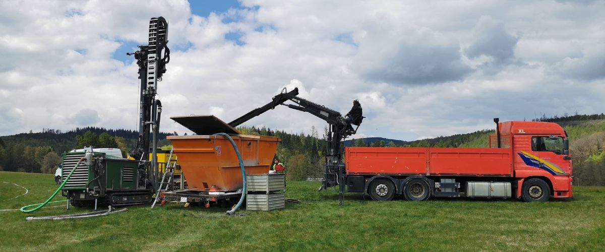 The test drilling was recently conducted in Müsen.
