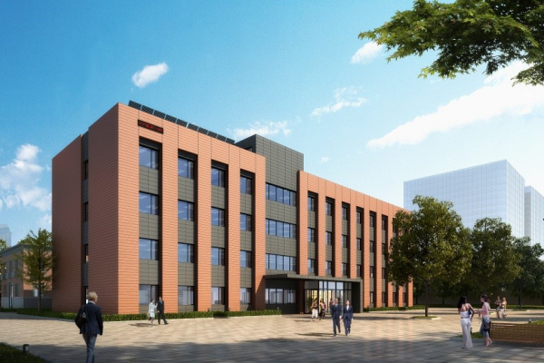 Gebäude der CABR NZEB in Beijing, China