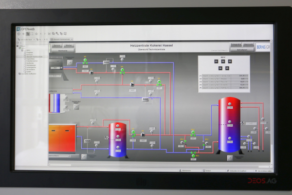 Über Cloud-Anbindung wird das Quartier in Hassel digital und intelligent gesteuert. Hier sieht man einen Screenshot des Systems.