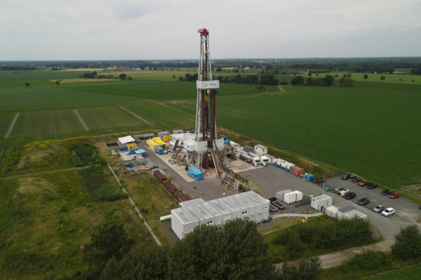 Die Testbohranlage von Baker Hughes befindet sich im niedersächsischen Ahnsbeck.